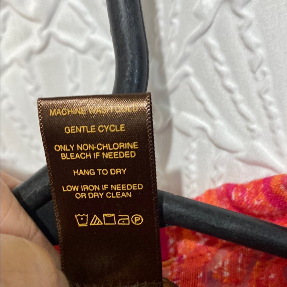 Multiples Vibrant Red Button-Down Shirt sheer jac… - image 11